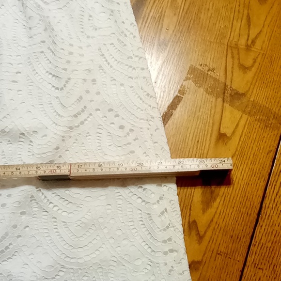 LILLY PULITZER Womens SMALL White Dress Preowned Off Shoulder Summer Spring - Picture 8 of 10